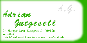 adrian gutgesell business card
